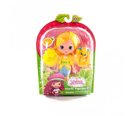 Strawberry Shortcake кукла Лимона 15 см с питомцемКуклы Шарлотта Земляничка (Strawberry Shortcake)